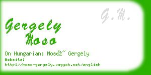 gergely moso business card